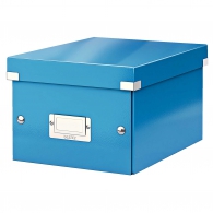 604236 Škatuľa stredná Click & Store modrá WOW