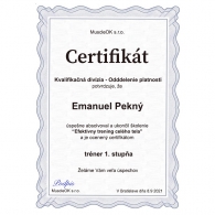 Certifikát Gilosz modrý 170g papier A4/ 25 ks