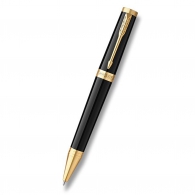 Parker Ingenuity čierny lak pero so zlatým klipom GT BP