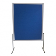 TFF1512ALP/MD Informačná tabuľa, paraván modrá plstená 120x150x189cm