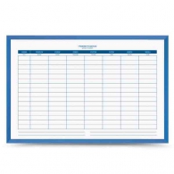TM64LNPT Týždenná plánovacia tabuľa modrá 60x40
