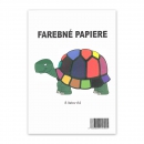 Farebný školský papier Mix farieb A4, 8 listov