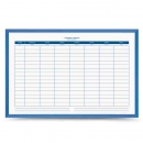 TM64LNPT Týždenná plánovacia tabuľa modrá 60x40