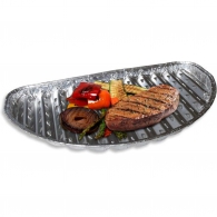 65093 Tácka na gril ALU polguľatá pr.32,5cm bal.3ks