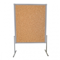 TCC1512ALP/MD Informačná korková tabuľa, paraván 120x150x189cm