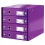 604962 Zásuvkový box 4 Click & Store purpurová WOW